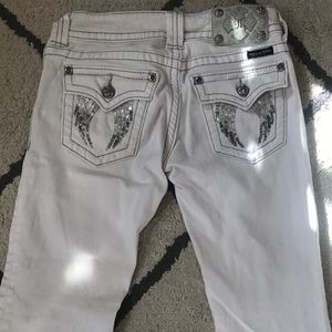 White miss me Jeans